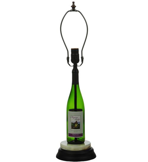 25.5&#34;H Personalized Wine Bottle Table Base