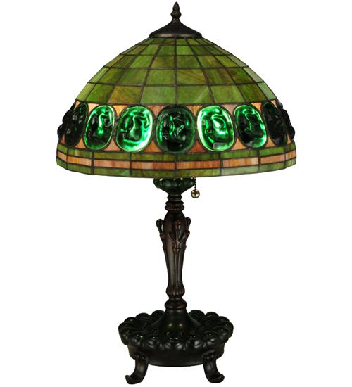 24&#34;H Turtleback Table Lamp