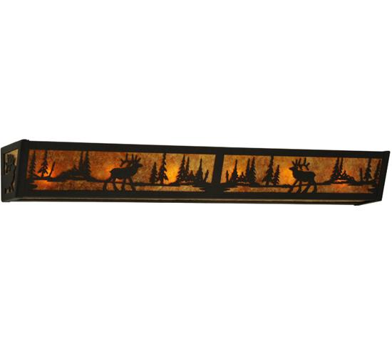 36&#34; Wide Elk at Lake Vanity Light