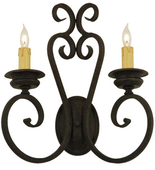 17&#34; Wide Fernando 2 Light Wall Sconce