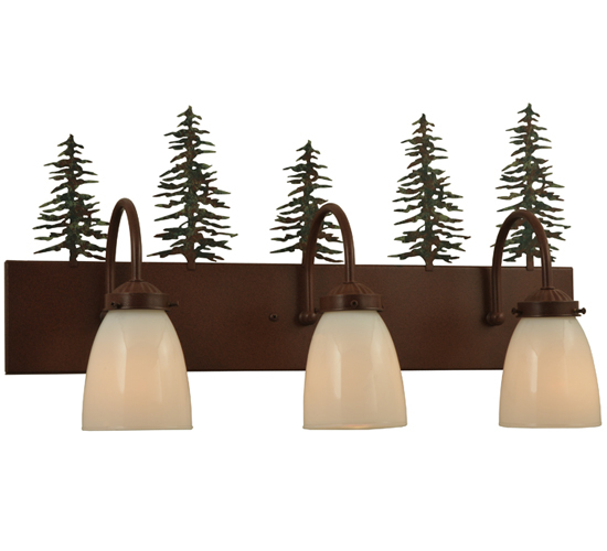 24&#34; Wide Tall Pines 3 Light Vanity Light