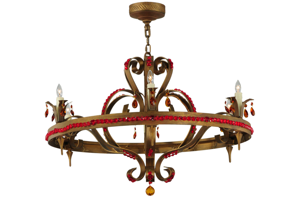 39&#34;W Grosetto 6 LT Chandelier