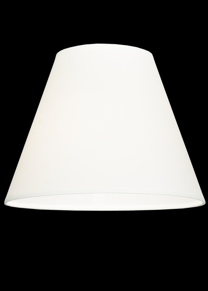 10&#34;W X 7.75&#34;H Parchment White Shade