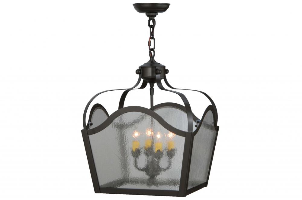 15&#34; Square Terena 4 Light Pendant