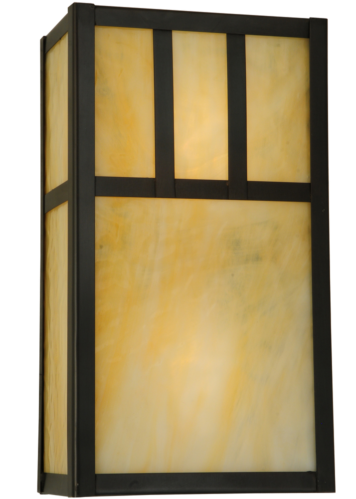 6.5&#34;W Hyde Park Double Bar Mission Wall Sconce