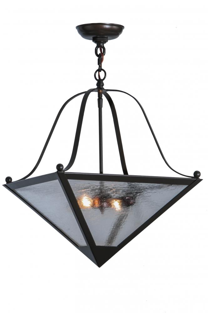 16&#34; Square Zale Inverted Pendant