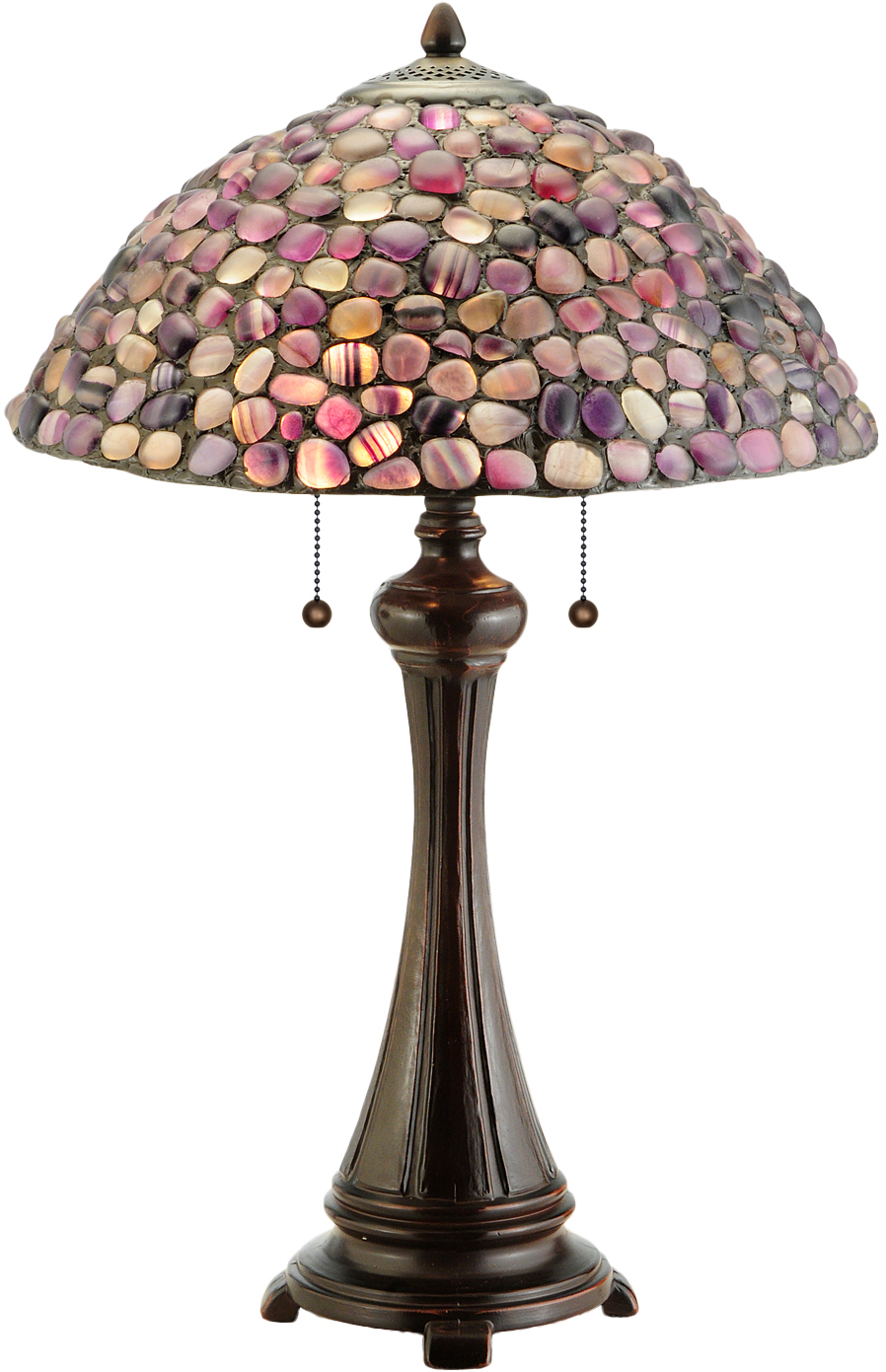 25&#34;H Agata Purple Table Lamp