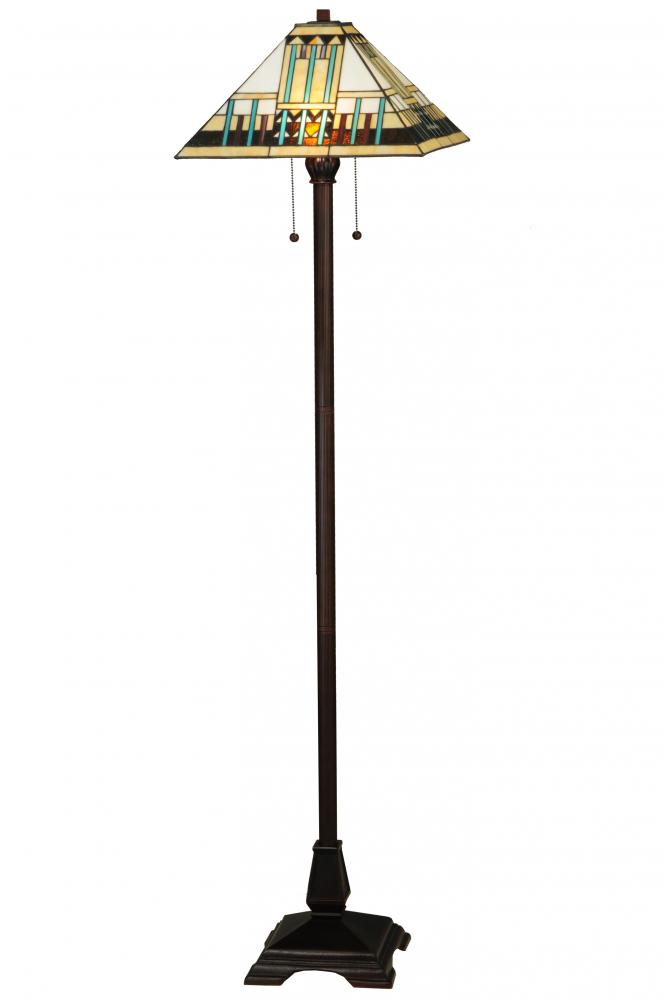 62&#34;H Prairie Peaks Floor Lamp