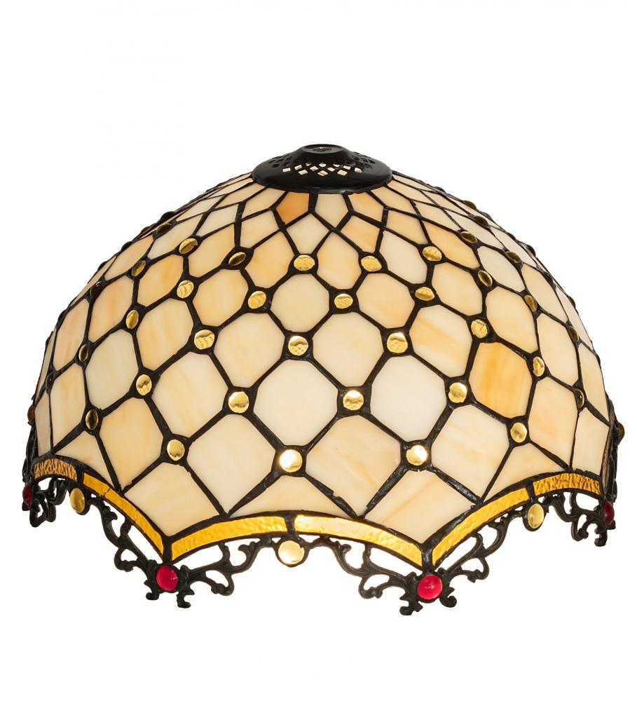 14&#34; Wide Diamond & Jewel Shade