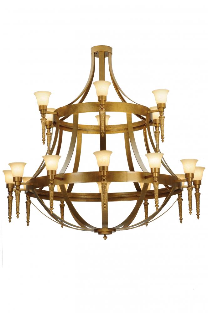 72&#34;W Lubovich 18 LT Two Tier Chandelier