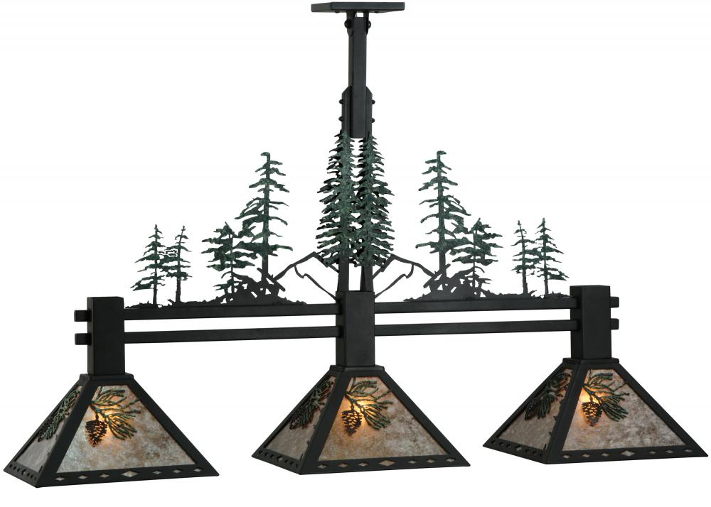 45&#34;L Winter Pine 3 LT Island Pendant