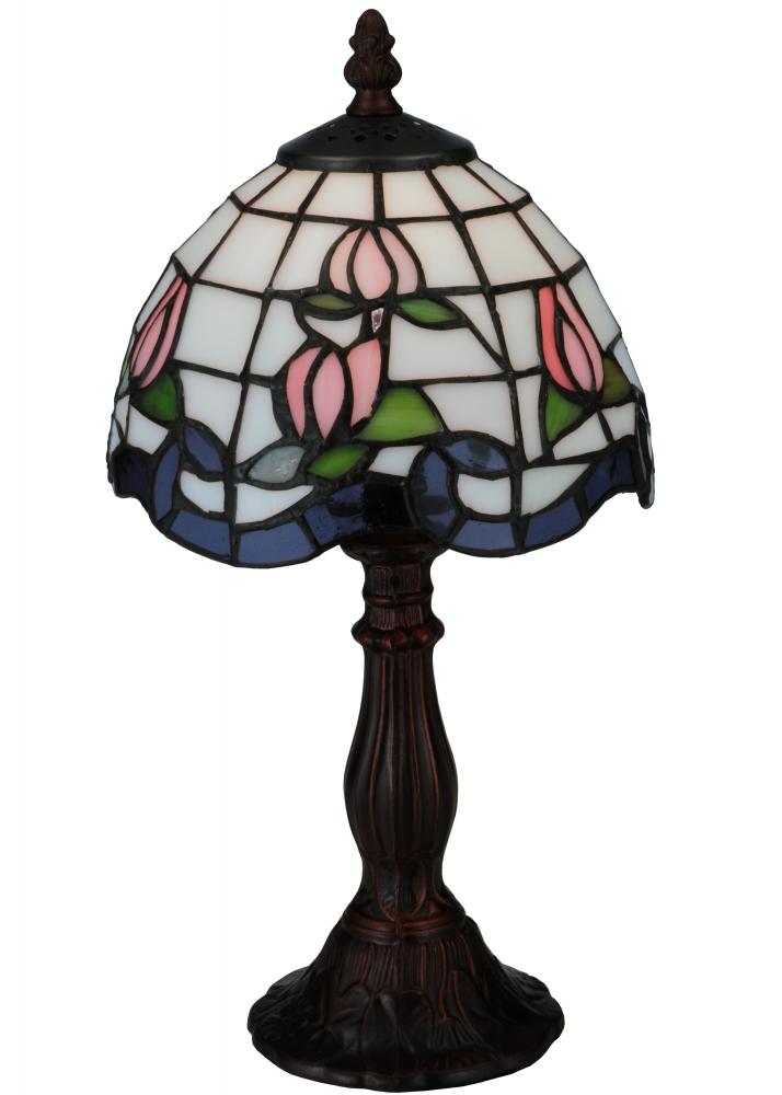 14&#34;H Roseborder Mini Lamp