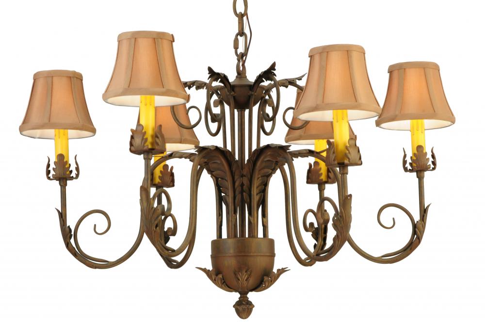 29.5&#34;W Lindsay 6 LT Chandelier