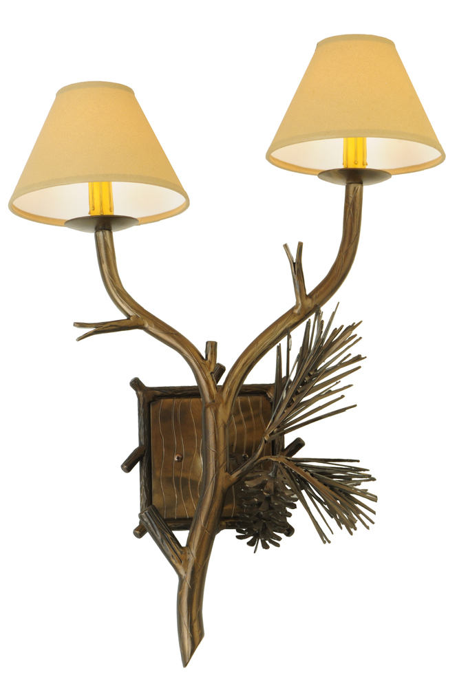 27&#34;H Lone Pine 2 LT Wall Sconce