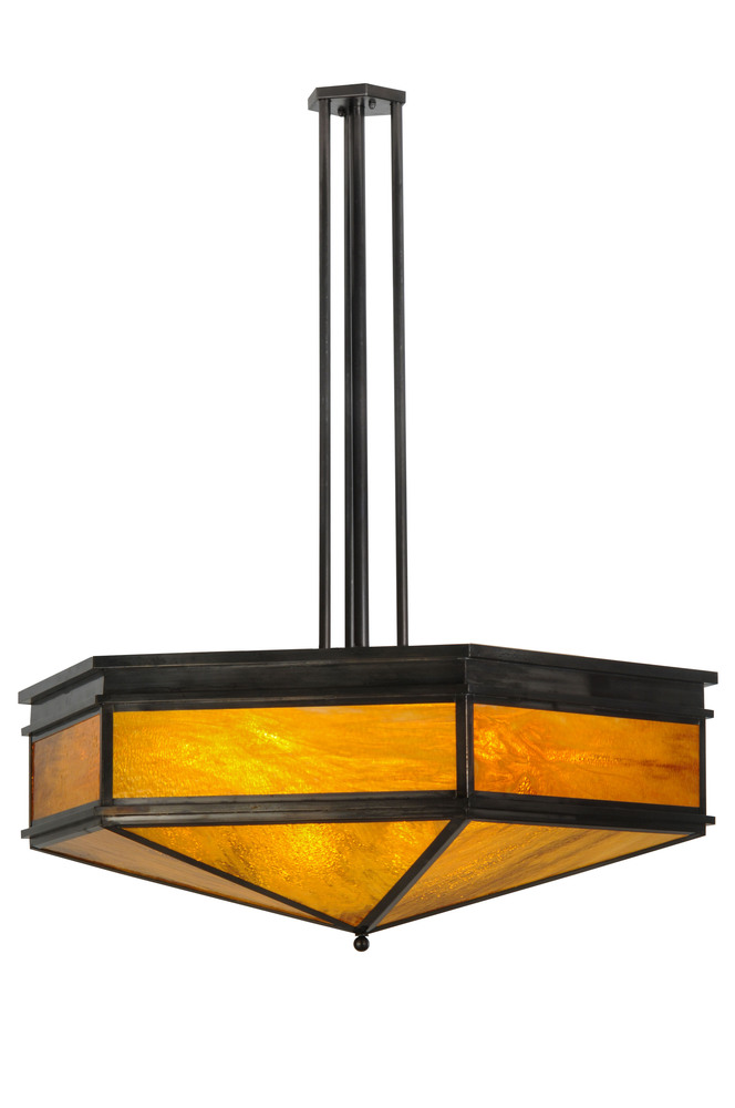 45&#34;W Davis Street Octagon Inverted Pendant