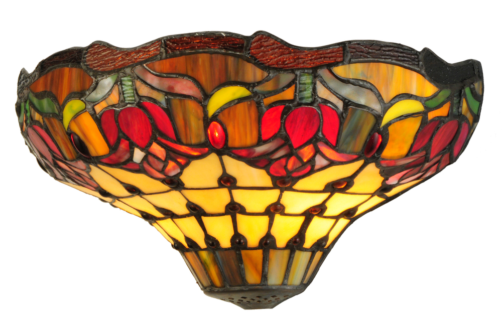 14&#34;W Colonial Tulip Wall Sconce