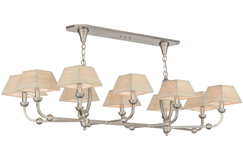 58&#34;L Cesta 10 LT Oblong Chandelier