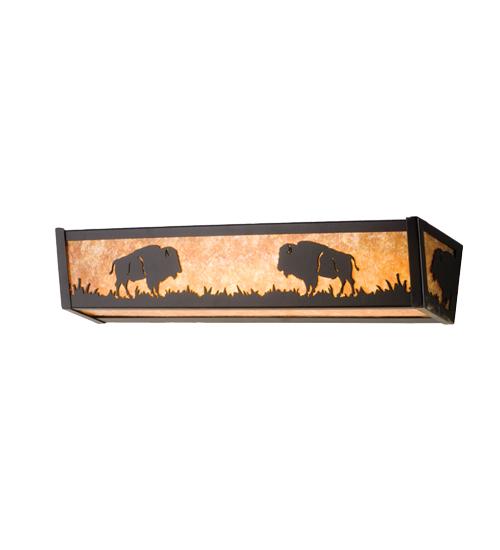 24&#34; Wide Buffalo Vanity Light