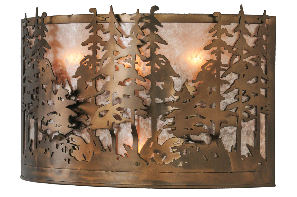 20&#34; Wide Tall Pines Wall Sconce