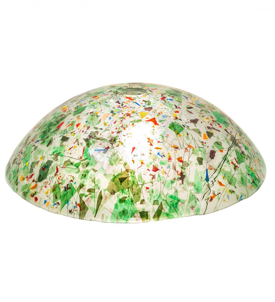 16&#34; Wide Metro Fusion Confetti Glass Replacement Shade