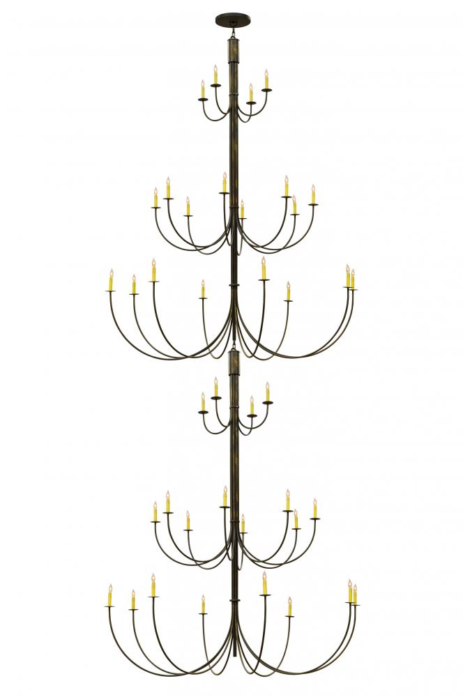 78&#34; Wide Cheal 40 Light Double Chandelier