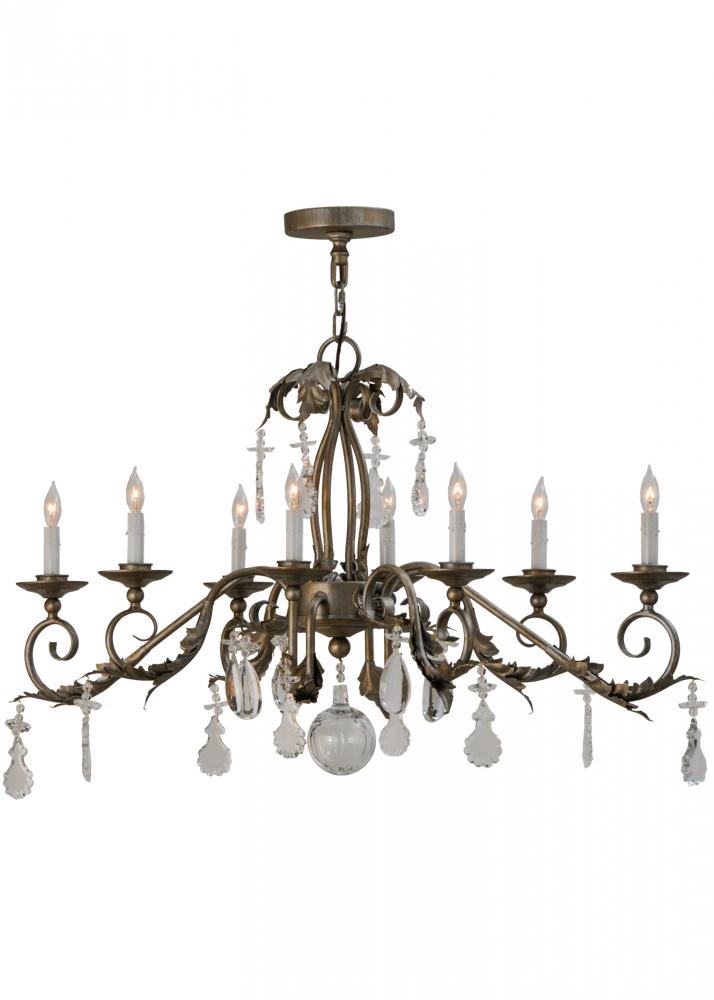 44&#34; Long Windsor 8 Light Oblong Chandelier