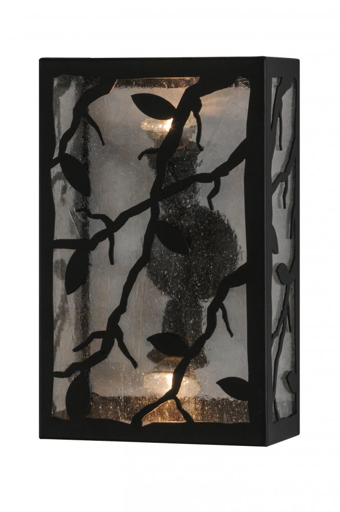 10&#34;W Branches with Leaves Wall Sconce