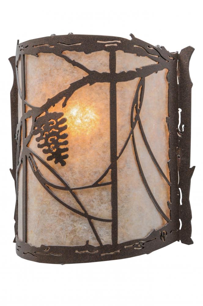 9&#34;W Whispering Pines Wall Sconce