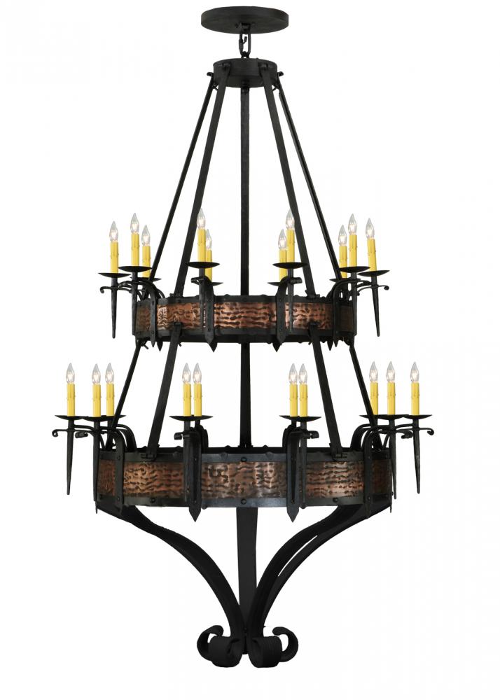 48&#34; Wide Costello 20 LT Two Tier Chandelier