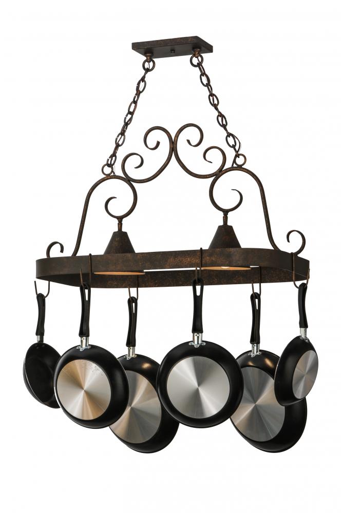 32&#34;L Elana 2 LT Pot Rack