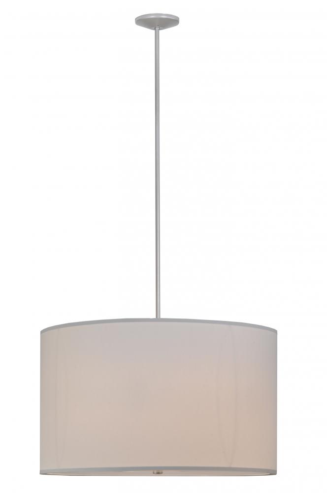 36&#34;W Cilindro White Textrene Pendant