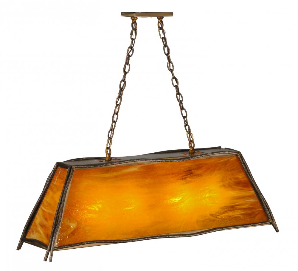 42&#34;L Sticks Oblong Pendant