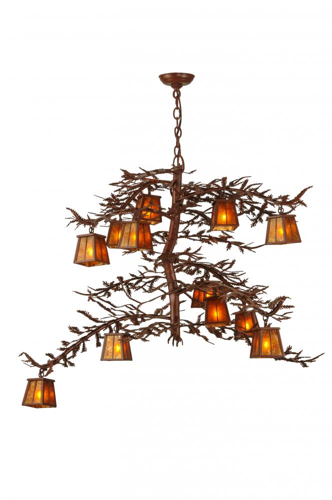 48&#34;W Pine Branch 12 LT Chandelier