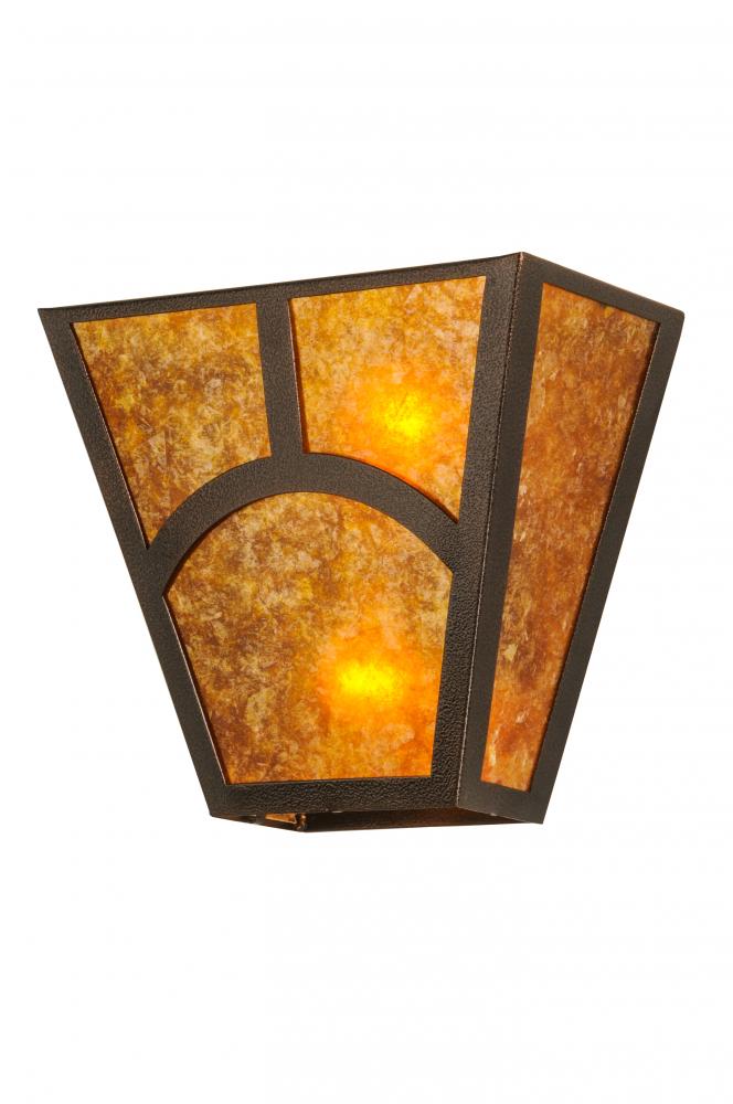 13&#34;W Mission Hill Top Wall Sconce