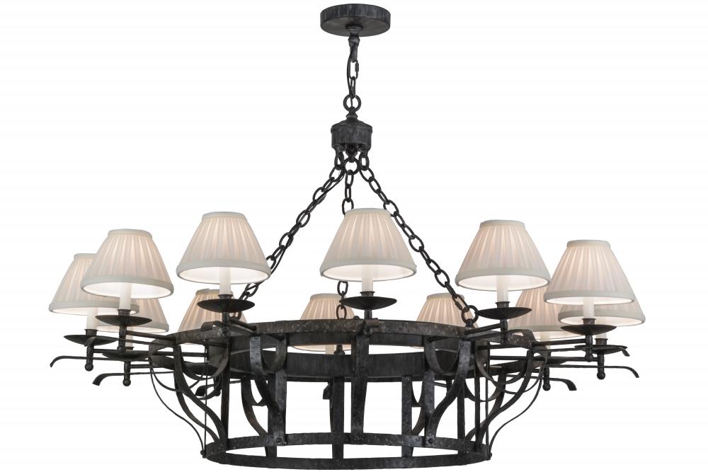 52&#34;W Ethel 12 LT Chandelier