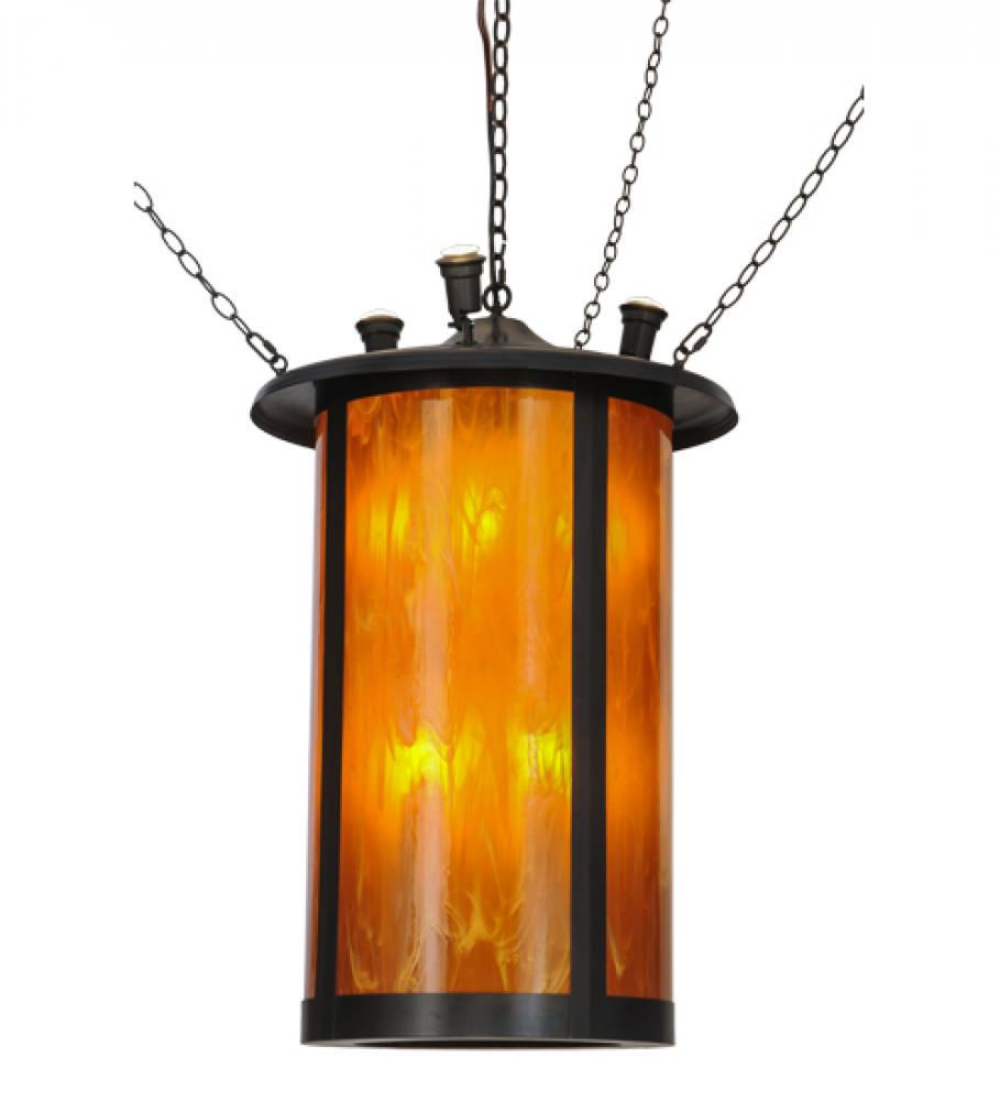 24&#34;W Fulton Prime W/Uplights Lantern Pendant