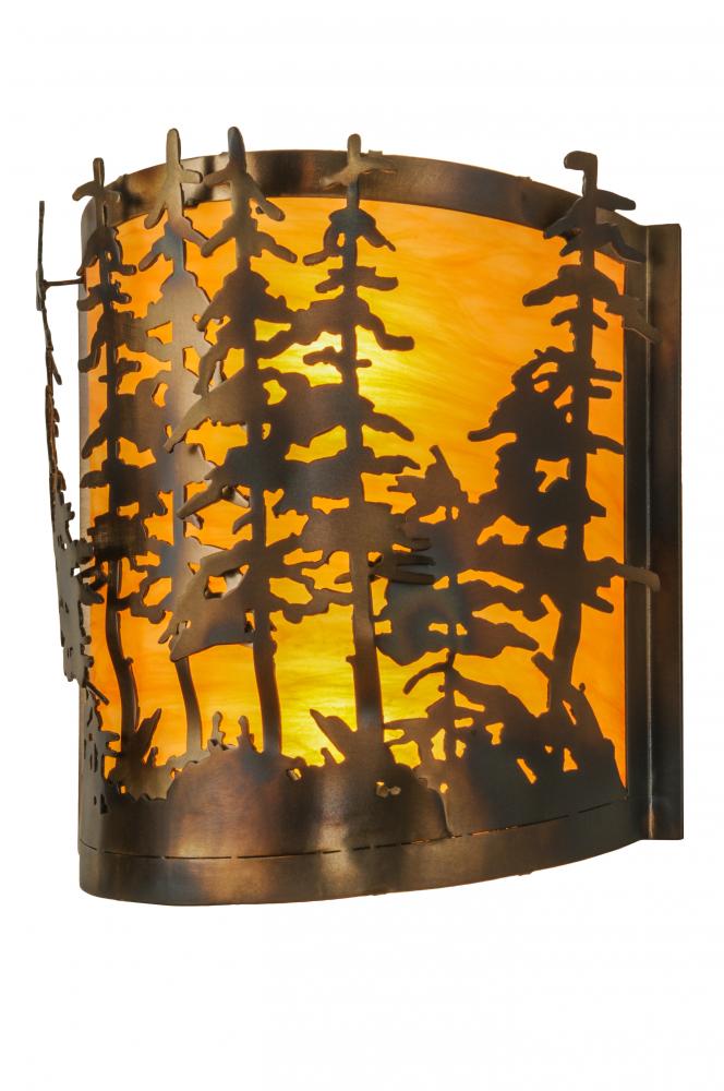 12&#34;W Tall Pines Wall Sconce