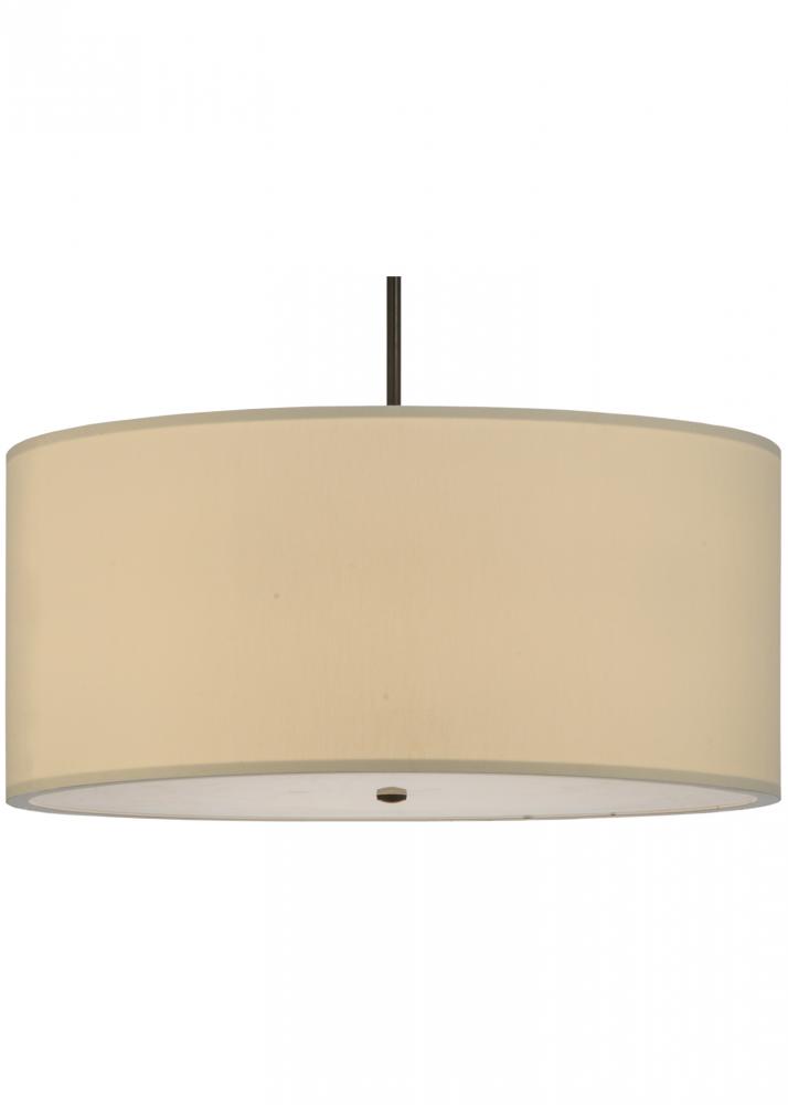 36&#34;W Cilindro Eggshell Textrene Pendant