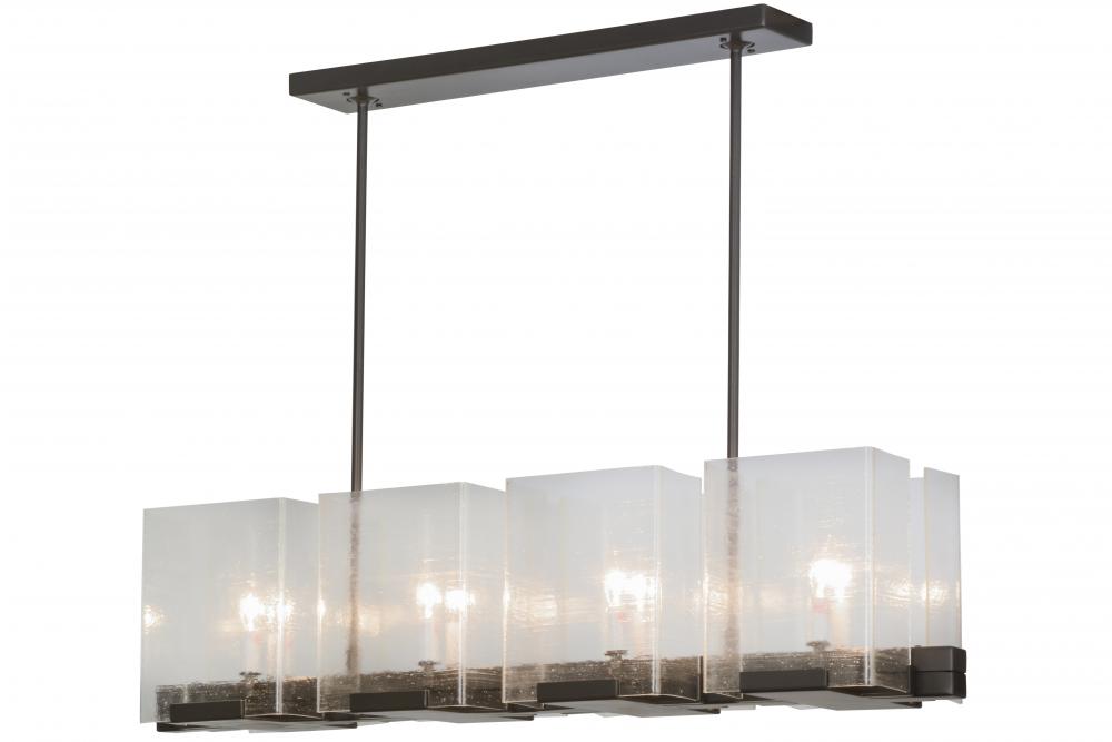 41&#34;L Ice Cube 8 LT Oblong Chandelier