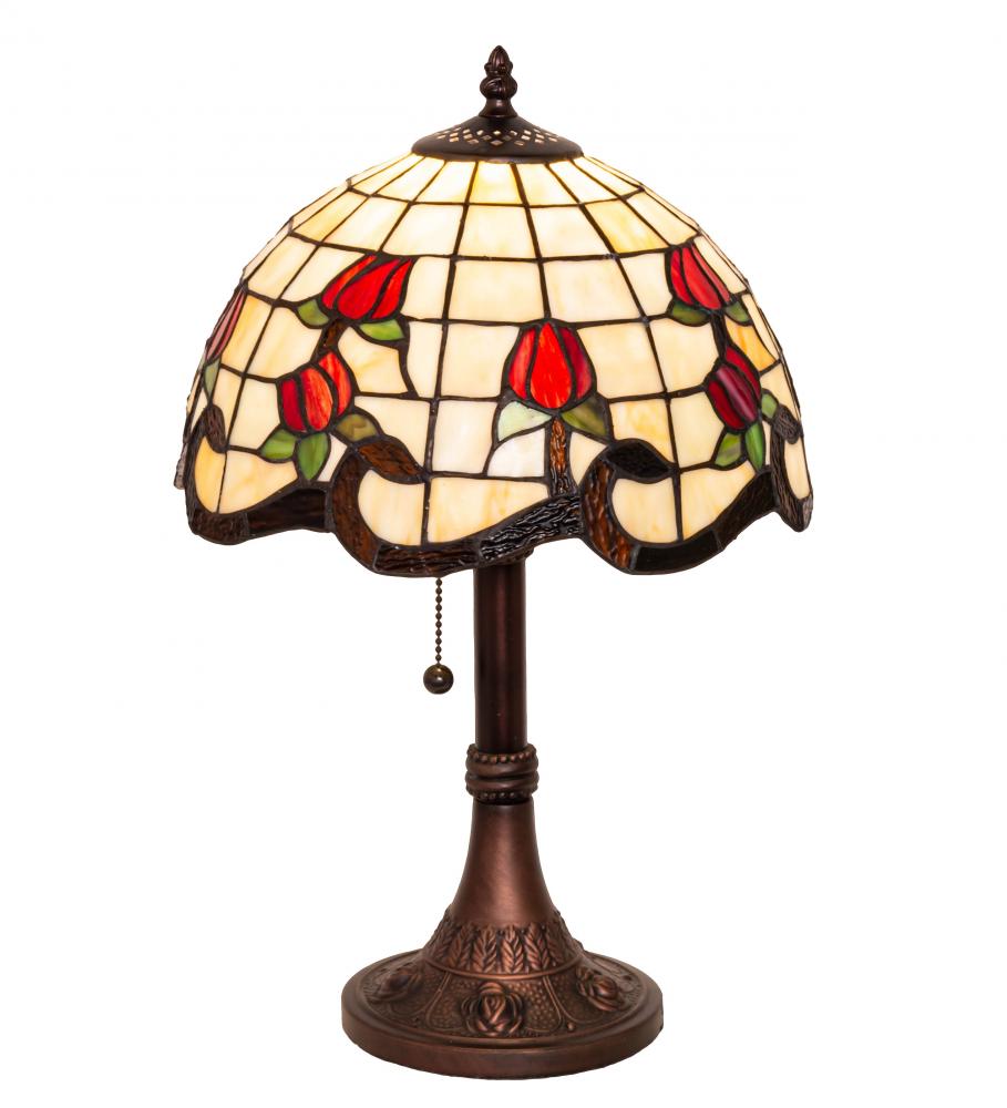 19&#34; High Roseborder Table Lamp