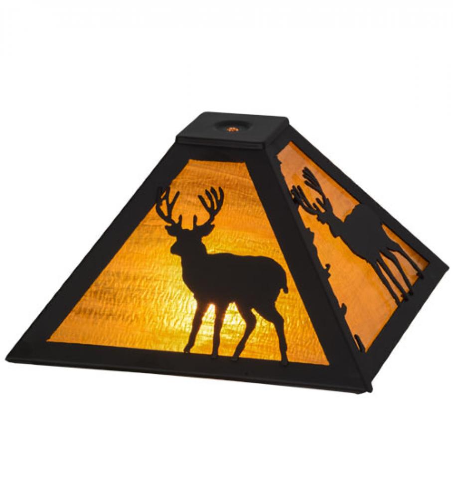 11.5&#34;Sq Placid Deer Shade