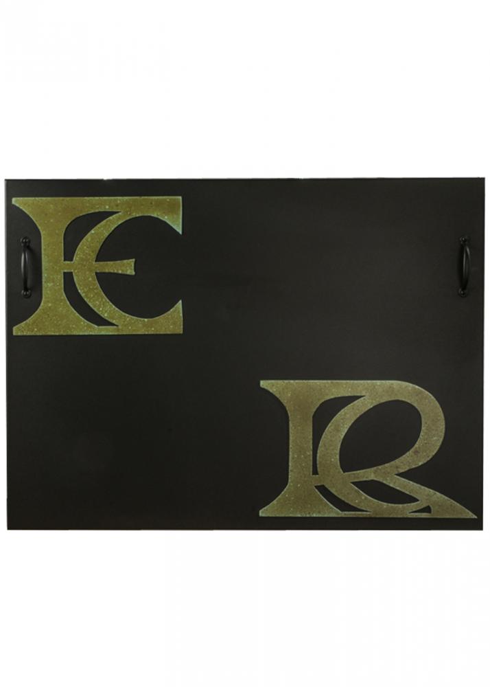 38&#34; Wide X 46&#34; High Personalized Monogram Fireplace Decor