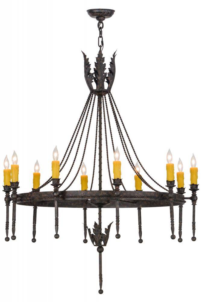 36&#34; Wide Amaury 10 Light Chandelier