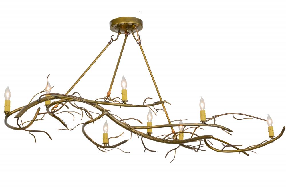 57&#34;L Winter Solstice 8 LT Oblong Chandelier