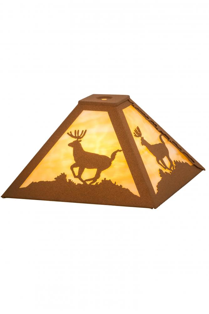 12&#34;Sq Lone Deer Shade