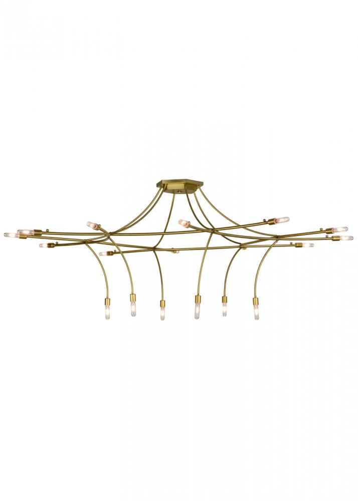 84&#34;W ISON 18 LT Chandelier