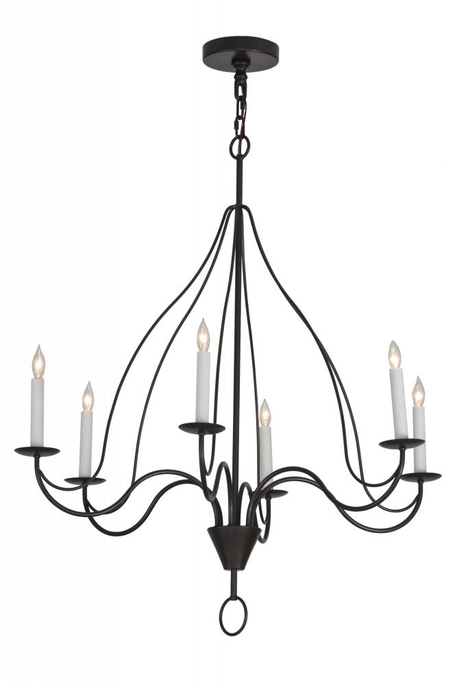 36&#34;W Polonaise 6 LT Chandelier