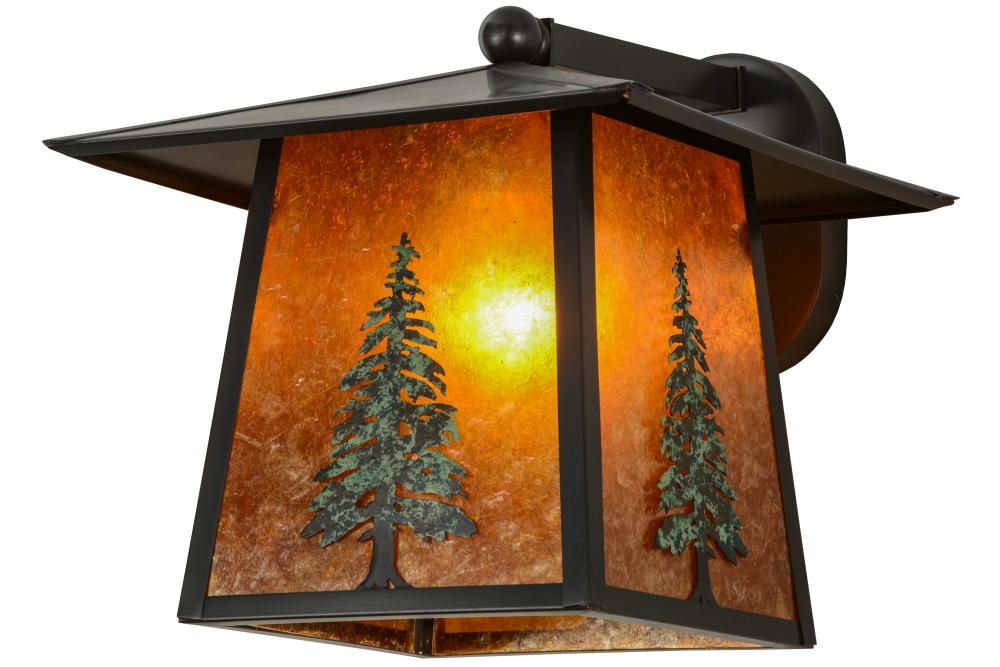 12&#34;W Stillwater Tall Pine Solid Mount Wall Sconce