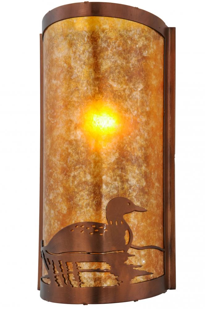 9&#34;W Loon Right Wall Sconce