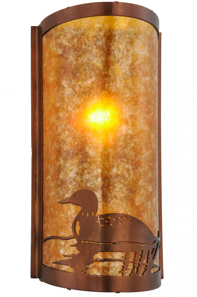 9&#34;W Loon Left LED Wall Sconce